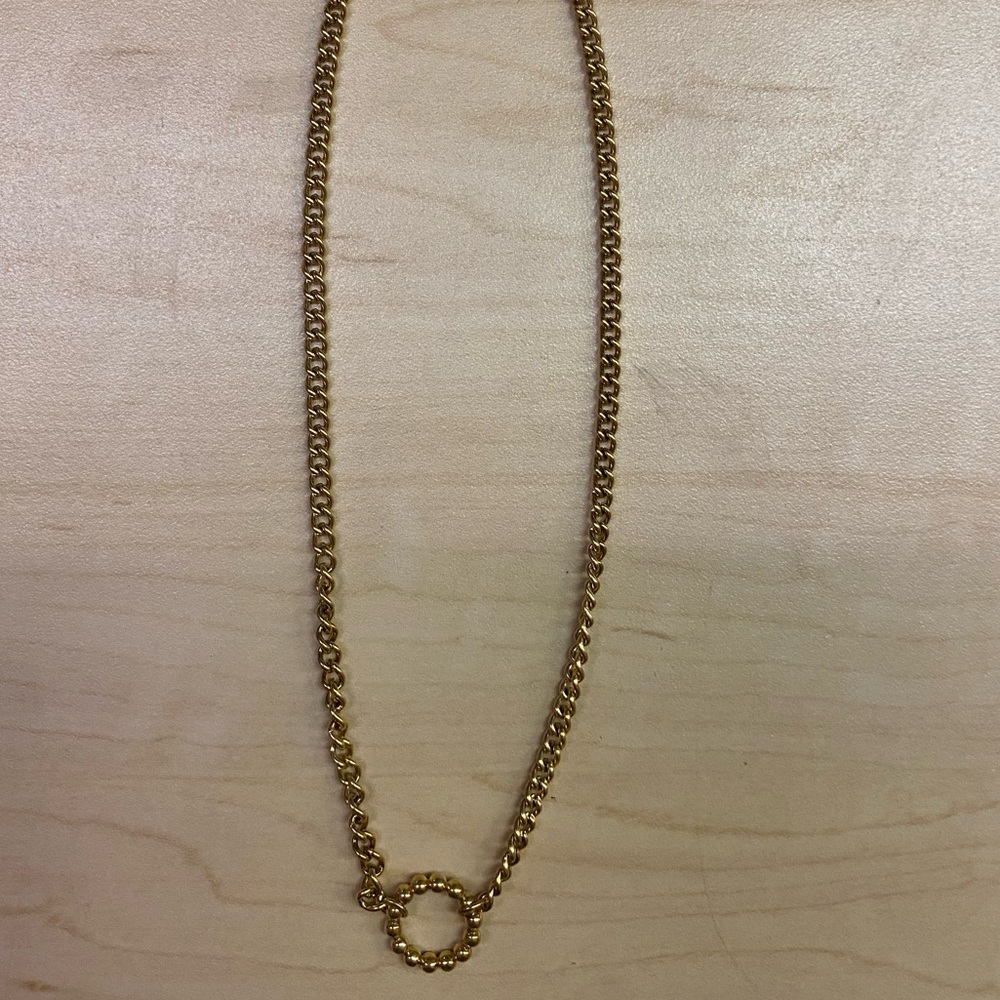 Gold Slide Jewelry Necklace